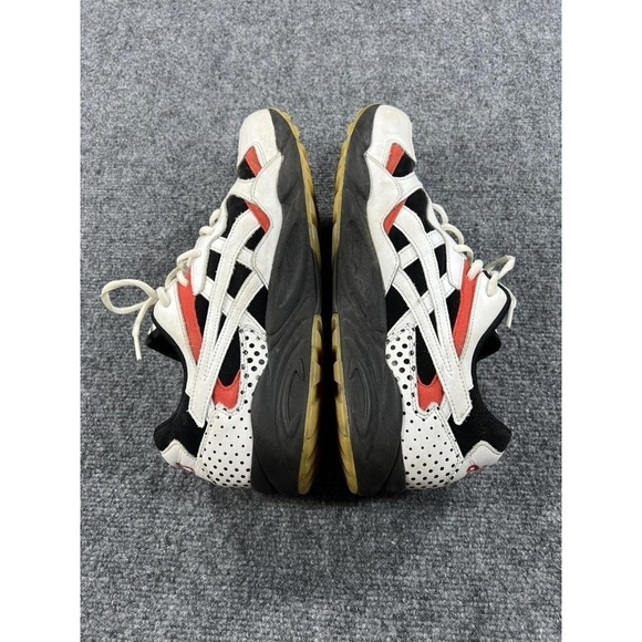 ASICS GEL Diablo Shoes Mens 11 White Black Red Leather Running Sneakers 1191A199 - Picture 9 of 13